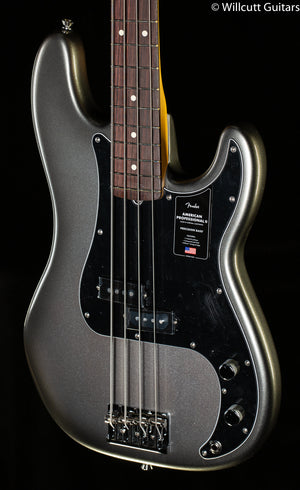 Fender American Professional II Precision Bass Mercury Rosewood Fingerboard Bass Guitar