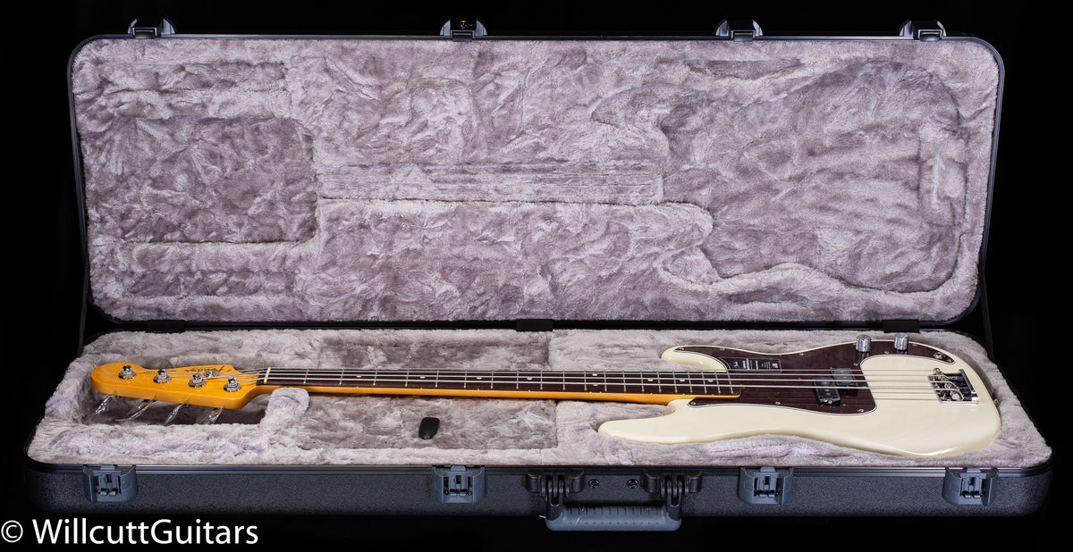 Fender American Professional II Precision Bass Olympic White Rosewood Fingerboard Bass Guitar