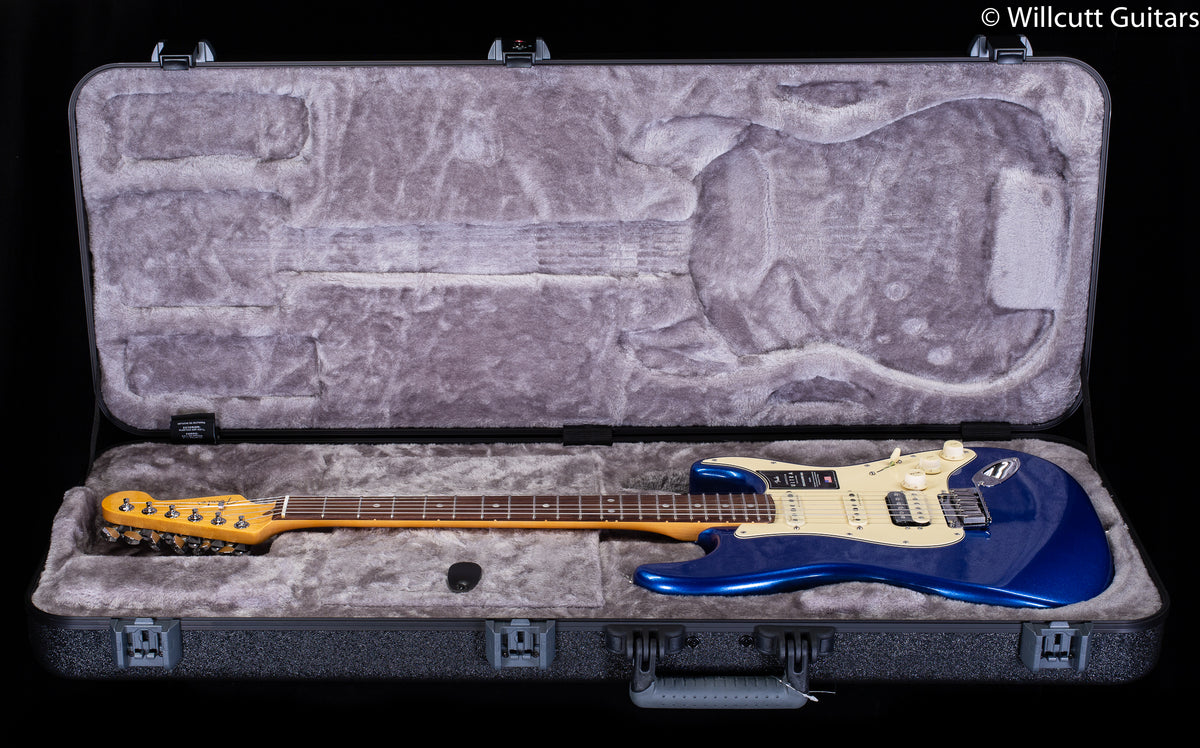 Fender American Ultra Stratocaster HSS Rosewood Cobra Blue