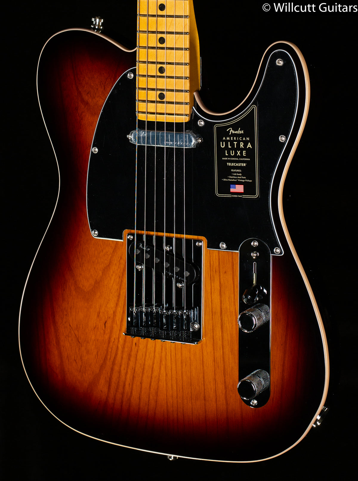 Fender Ultra Luxe Telecaster 2-Color Sunburst Maple Fingerboard