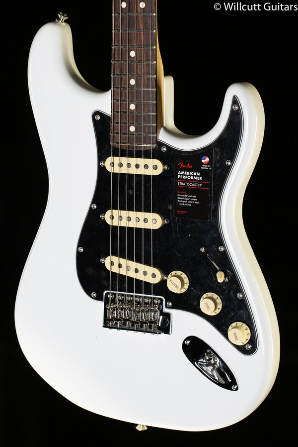 Fender American Performer Stratocaster Arctic White Rosewood (061