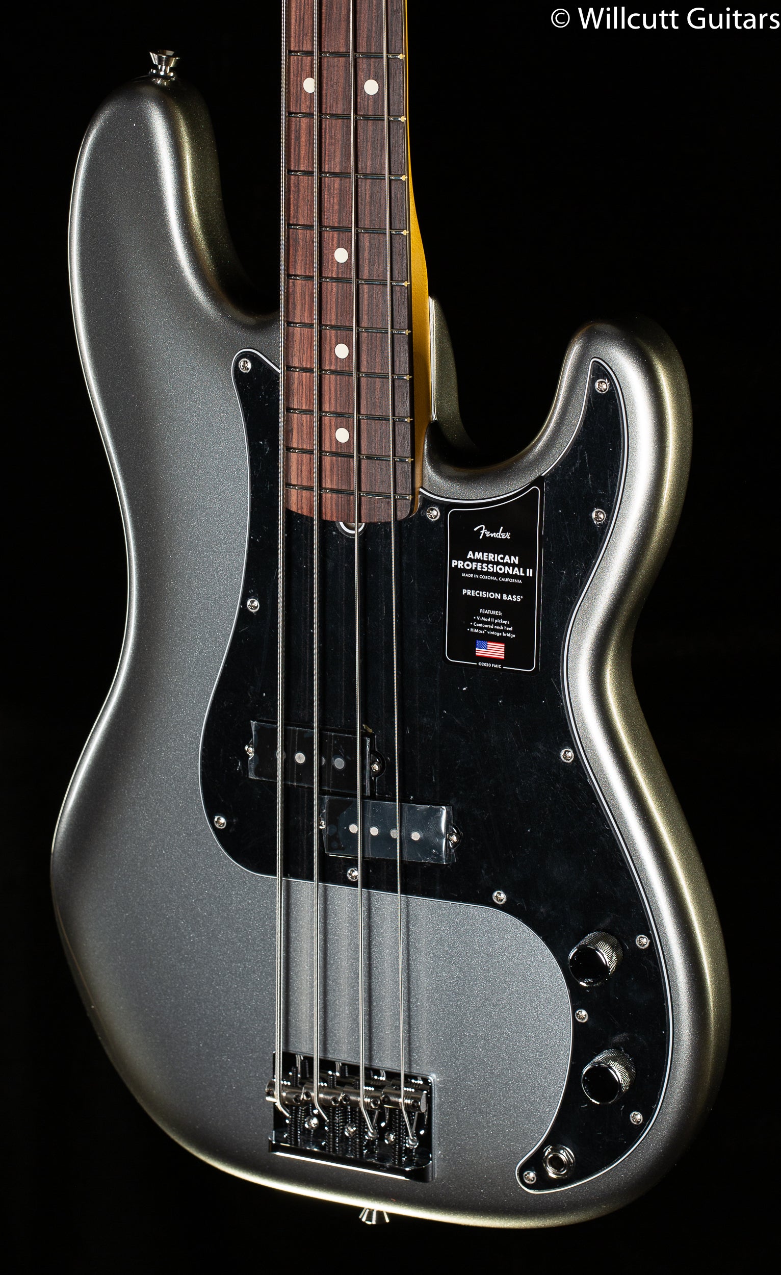 Fender American Professional II Precision Bass Mercury Rosewood 