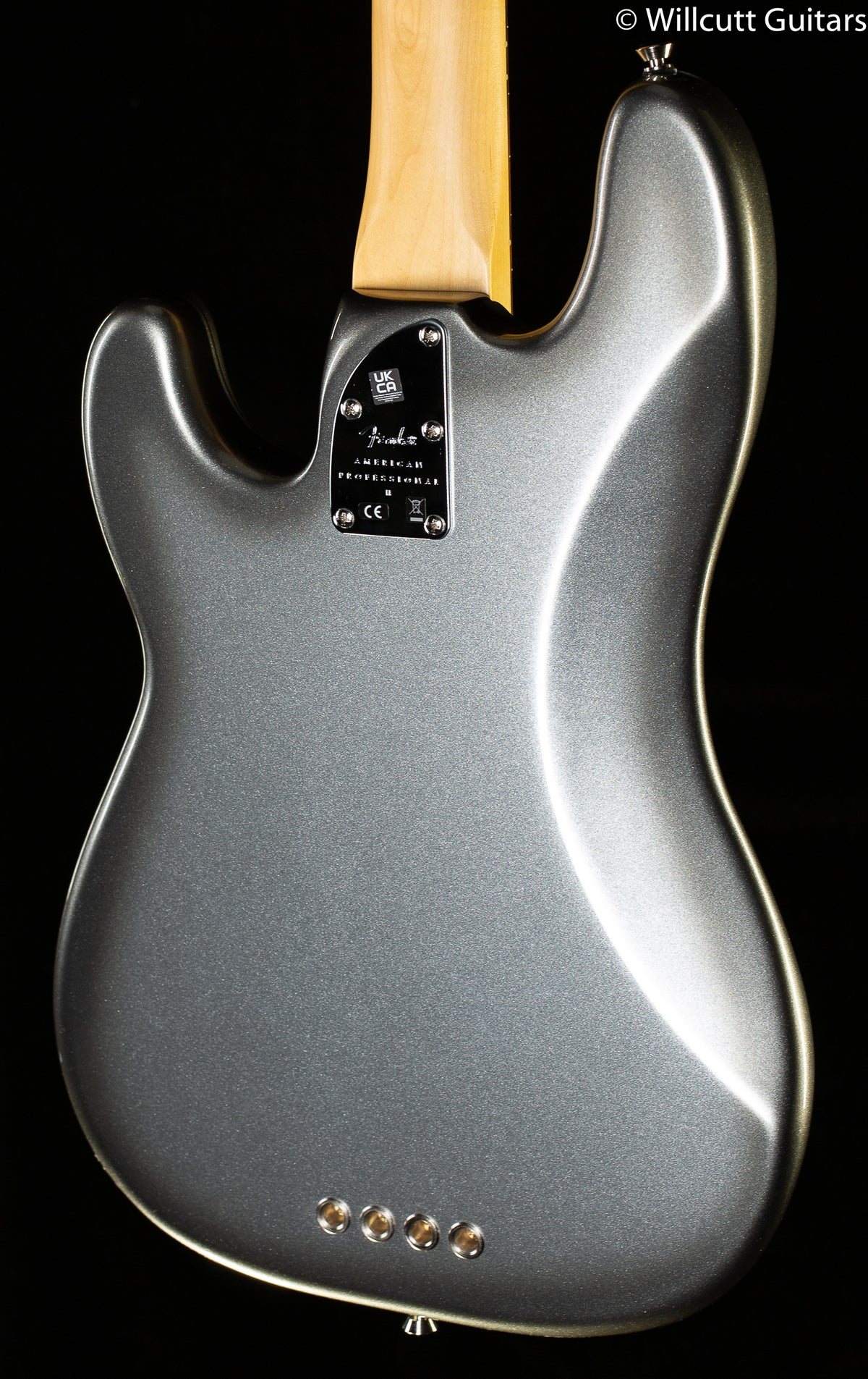 Fender American Professional II Precision Bass Mercury Rosewood Fingerboard Bass Guitar (530)