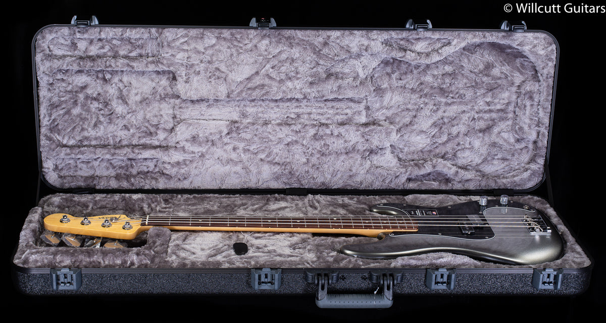 Fender American Professional II Precision Bass Mercury Rosewood Fingerboard Bass Guitar (530)