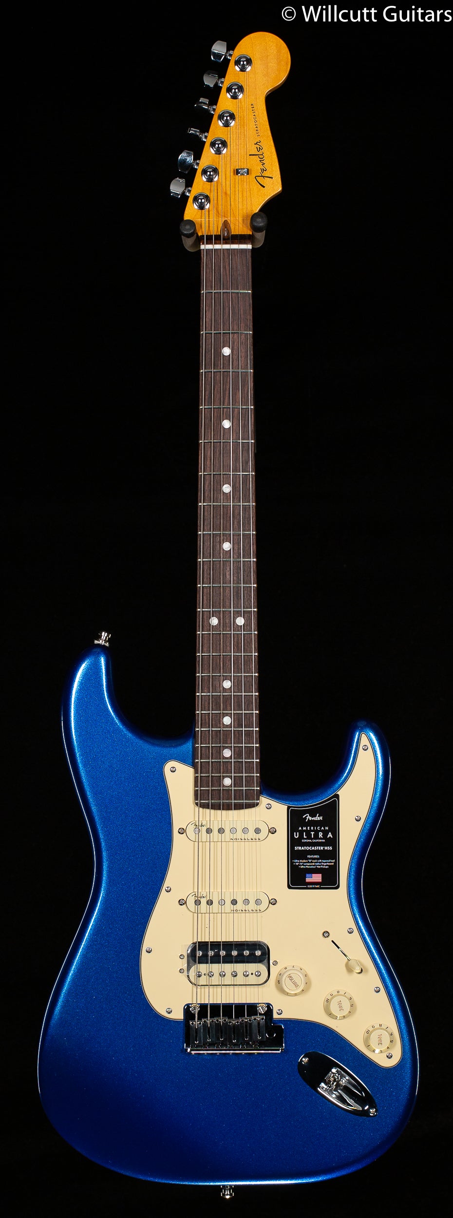 Fender American Ultra Stratocaster HSS Rosewood Cobra Blue