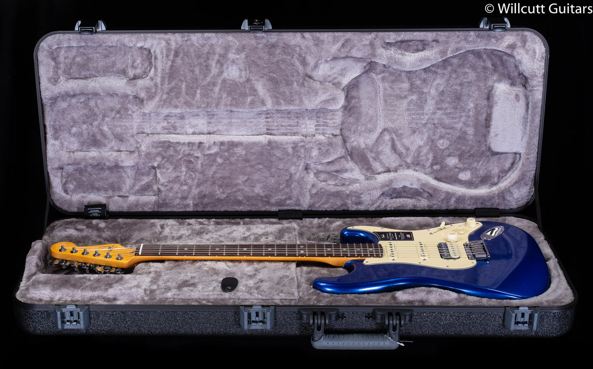 Fender American Ultra Stratocaster HSS Rosewood Cobra Blue