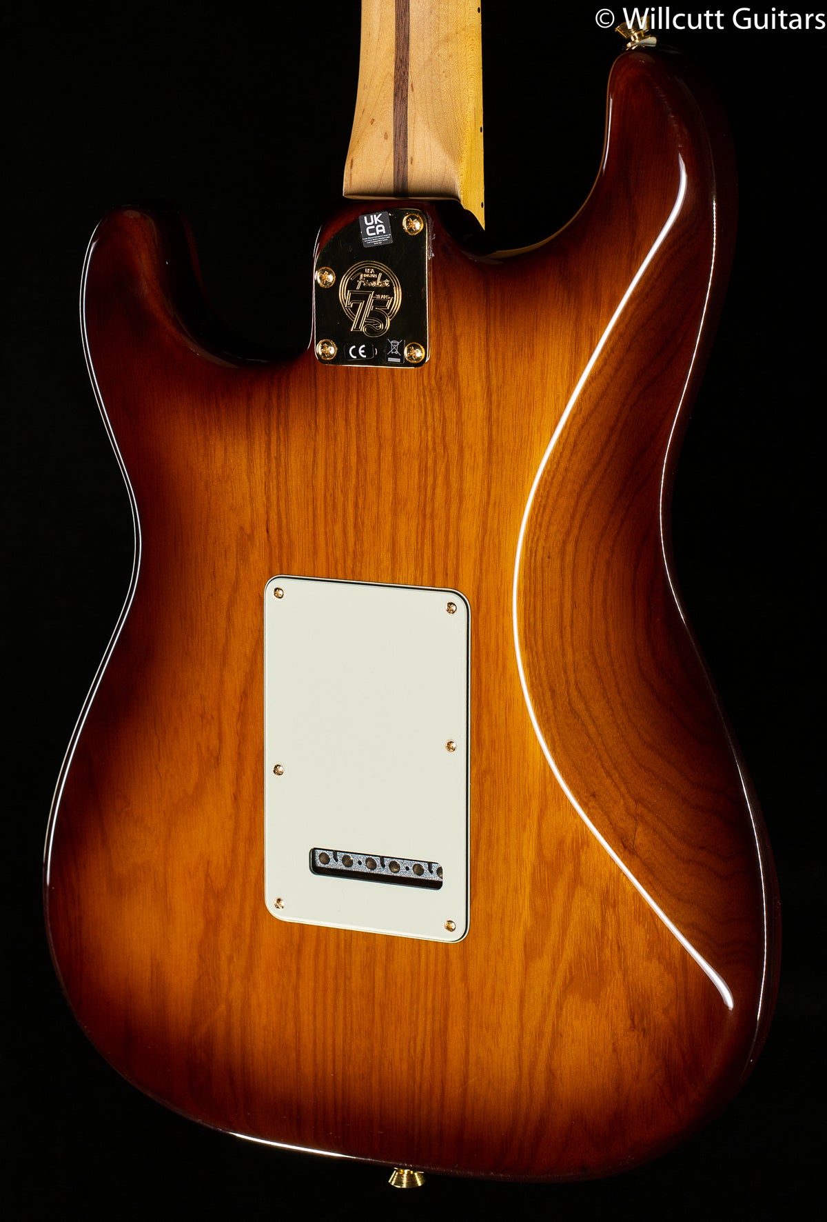 Fender 75th Anniversary Commemorative Stratocaster Maple Fingerboard 2-Color Bourbon Burst