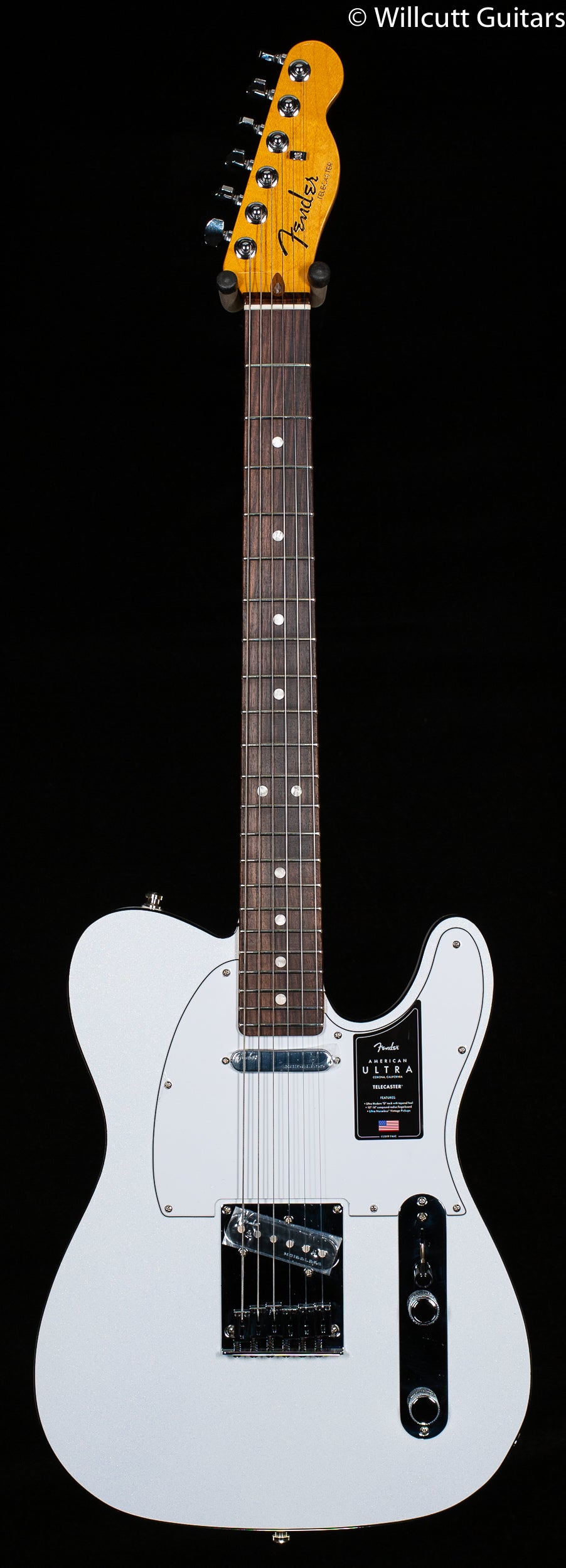 Fender American Ultra Telecaster Arctic Pearl Rosewood