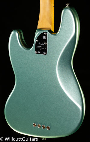 Fender American Professional II Jazz Bass Mystic Surf Green  Maple Fingerboard Bass Guitar