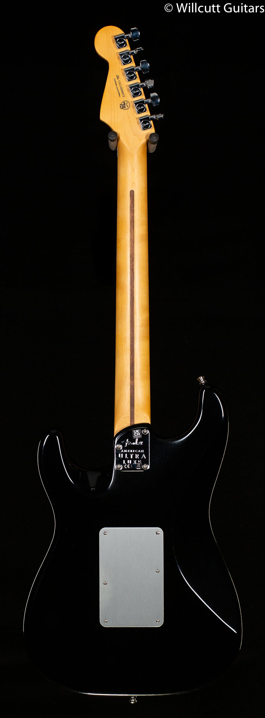 Fender American Ultra Luxe Stratocaster Floyd Rose HSS Mystic Black Rosewood Fingerboard (272)