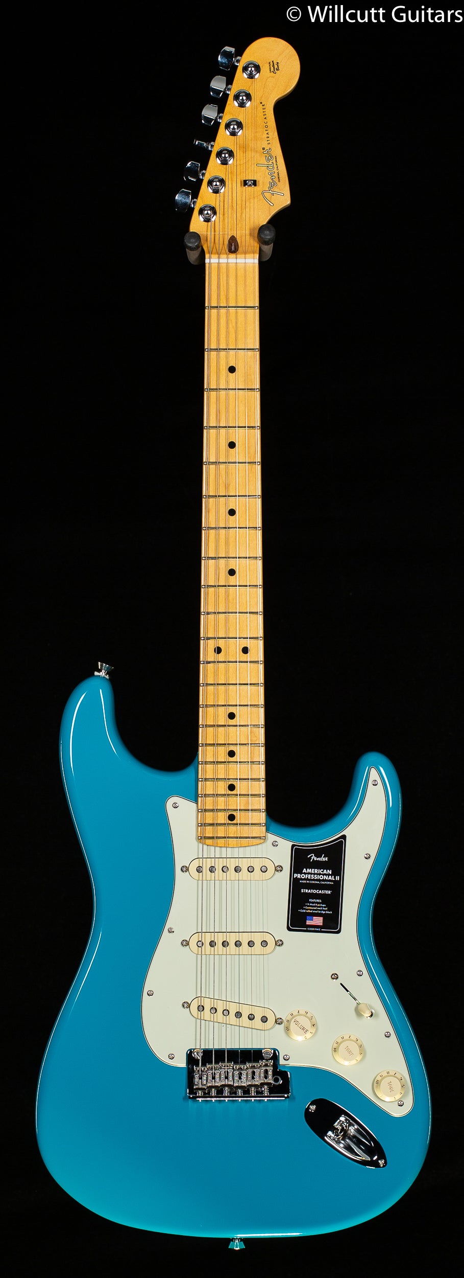 Fender American Professional II Stratocaster Miami Blue Maple Fingerboard (048)