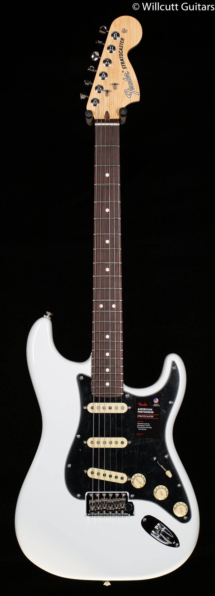 Fender American Performer Stratocaster Arctic White Rosewood