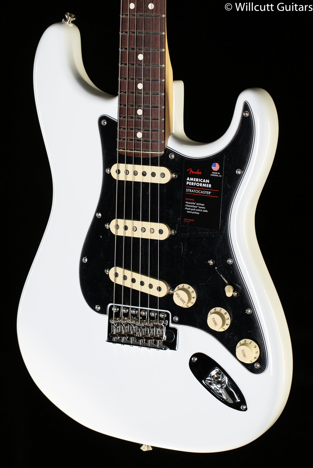 Fender American Performer Stratocaster Arctic White Rosewood (228)