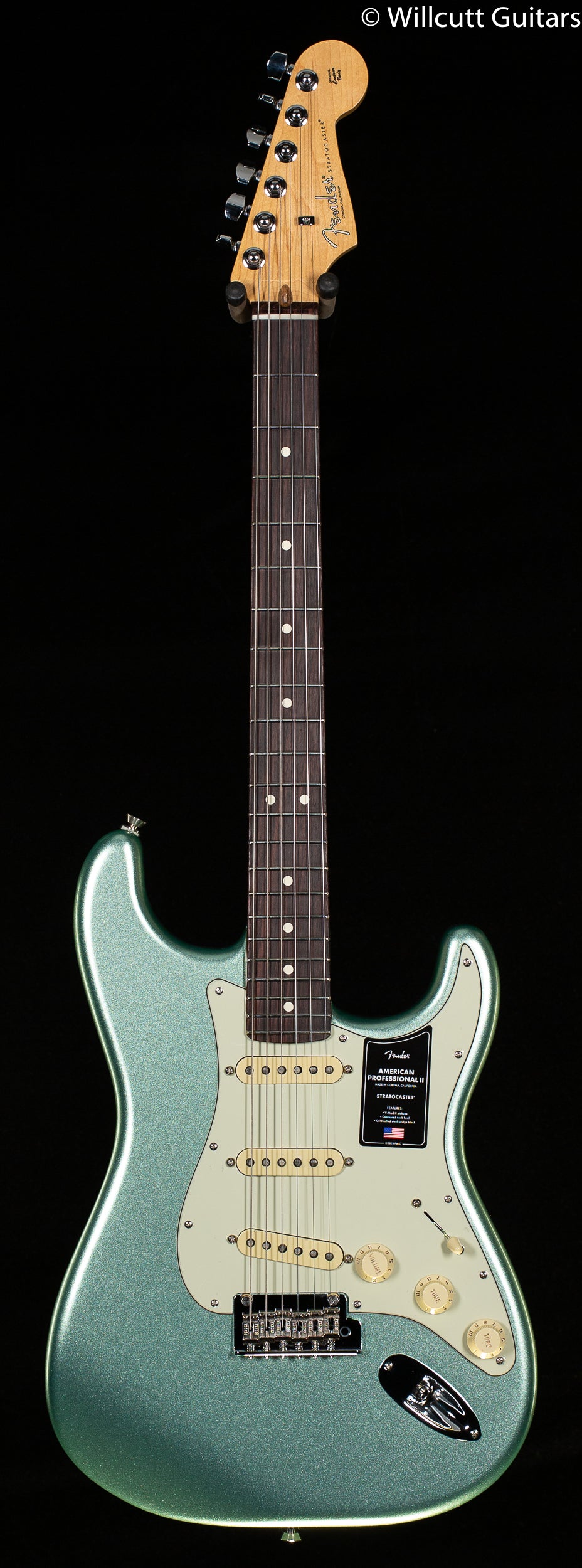 Fender American Professional II Stratocaster Mystic Surf Green Rosewood Fingerboard (815)