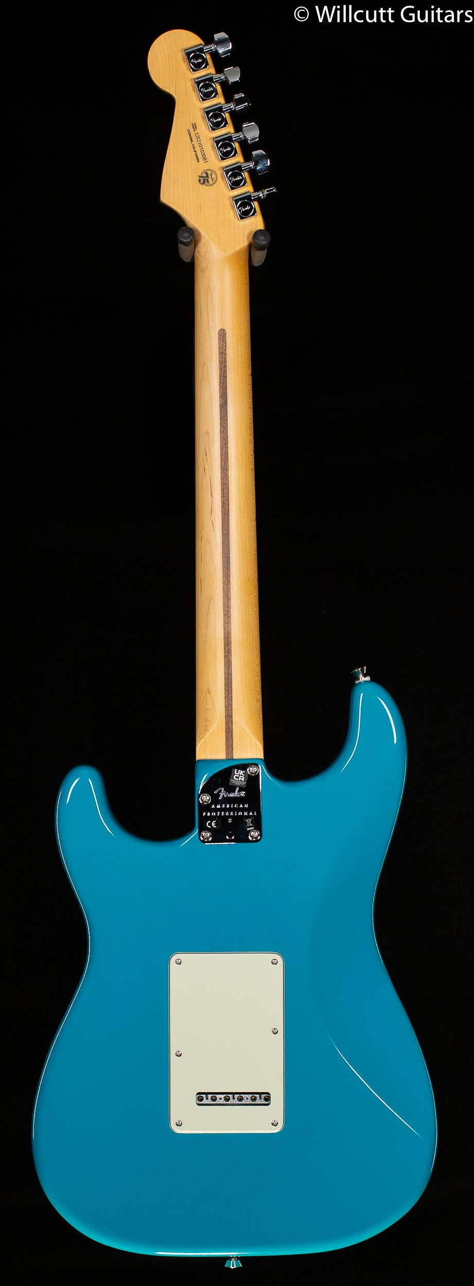 Fender American Professional II Stratocaster Miami Blue Maple Fingerboard (081)