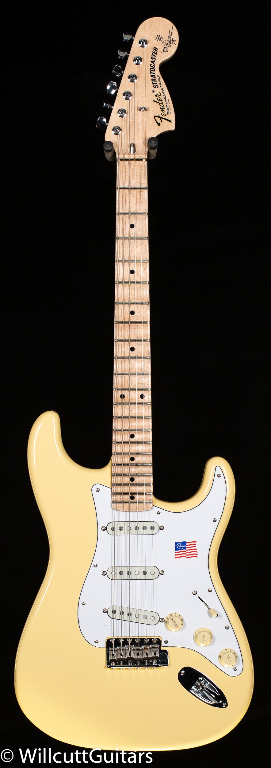 ギター Fender Yngwie Malmsteen Vintage White Fender Yngwie Malmsteen Stratocaster Vintage White Scalloped