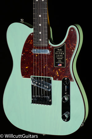 Fender Ultra Luxe Telecaster Rosewood Fingerboard Transparent Surf Green (779)