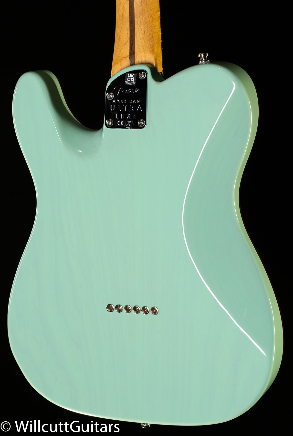 Fender Ultra Luxe Telecaster Rosewood Fingerboard Transparent Surf Green (779)