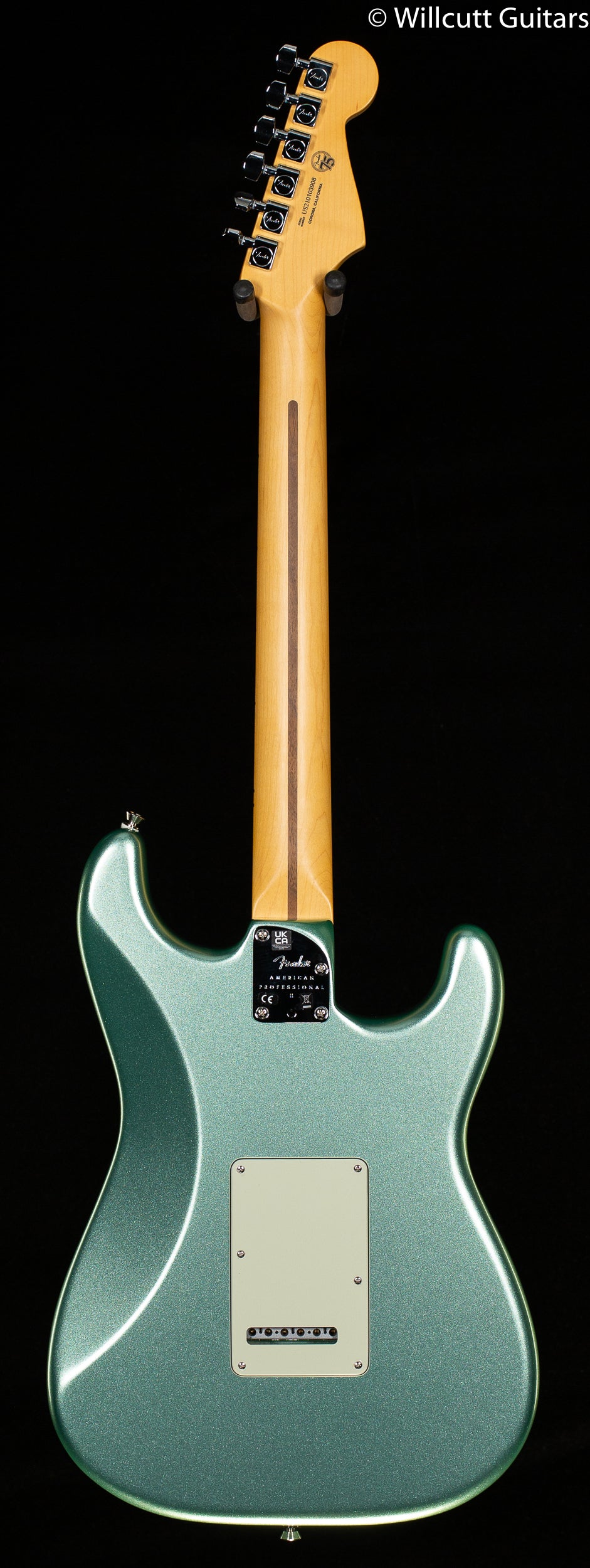 Fender American Professional II Stratocaster Mystic Surf Green Left-Hand (908)