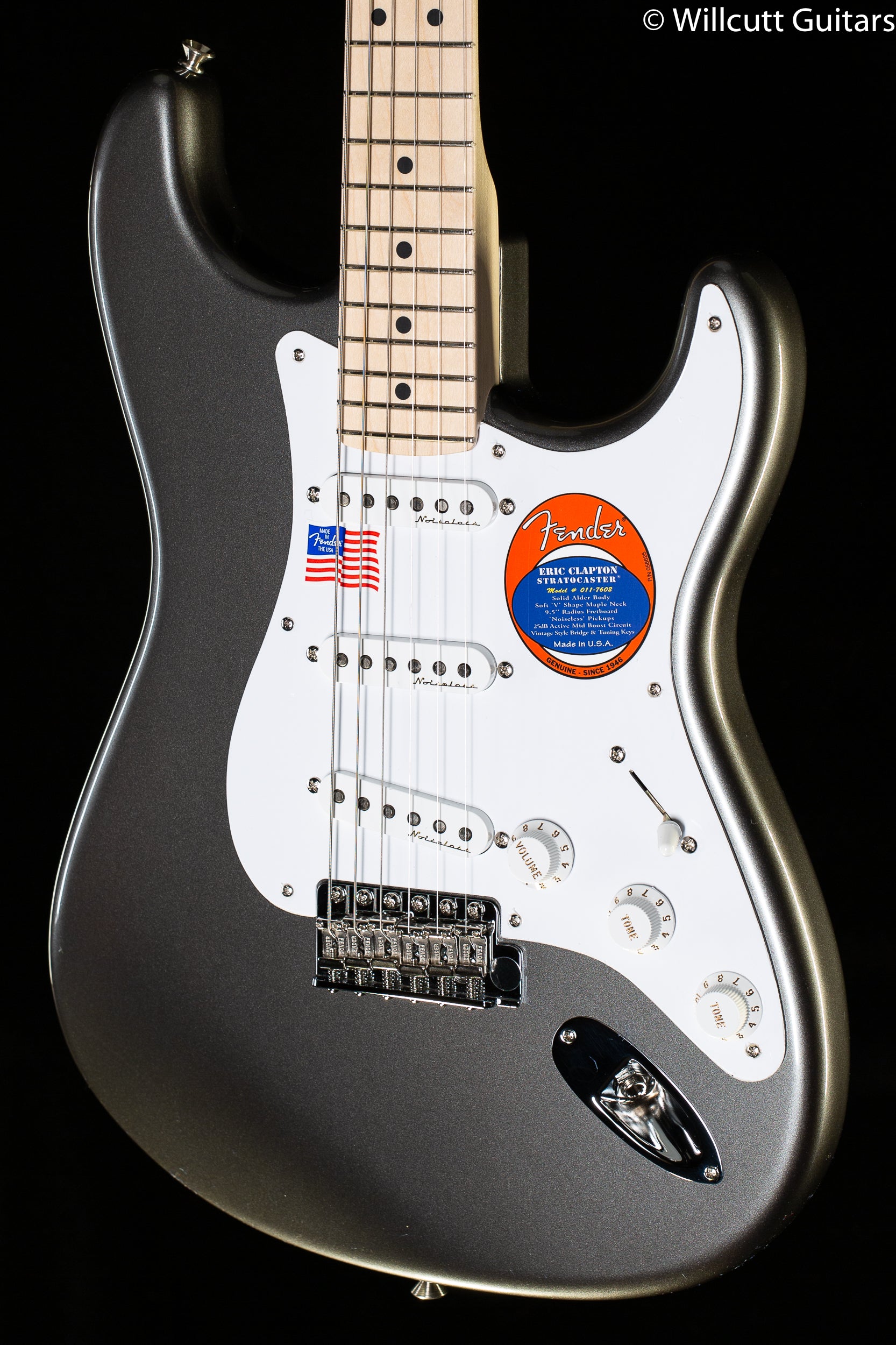 通販人気Fender USA Stratocaster エリッククラプトンモデル ブラッキー ストラト ストラトキャスター ハードケース フェンダーシグネチャー フェンダー