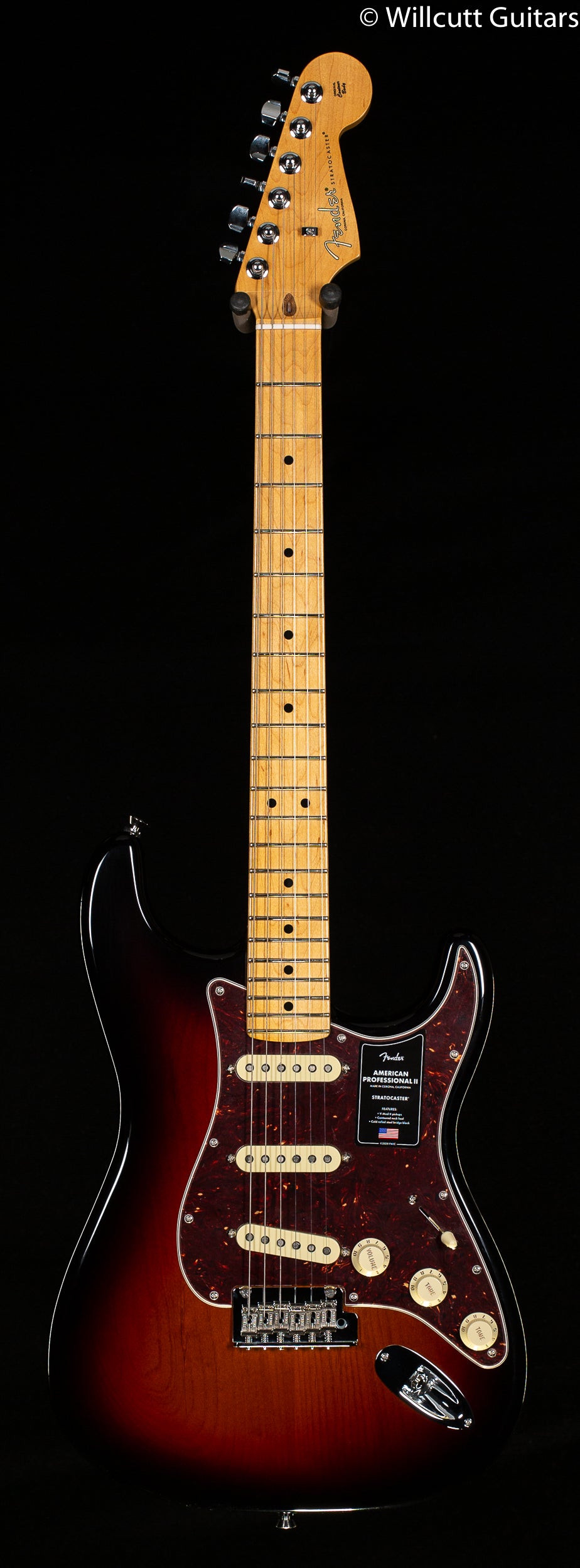Fender American Professional II Stratocaster 3-Color Sunburst Maple Fingerboard (129)