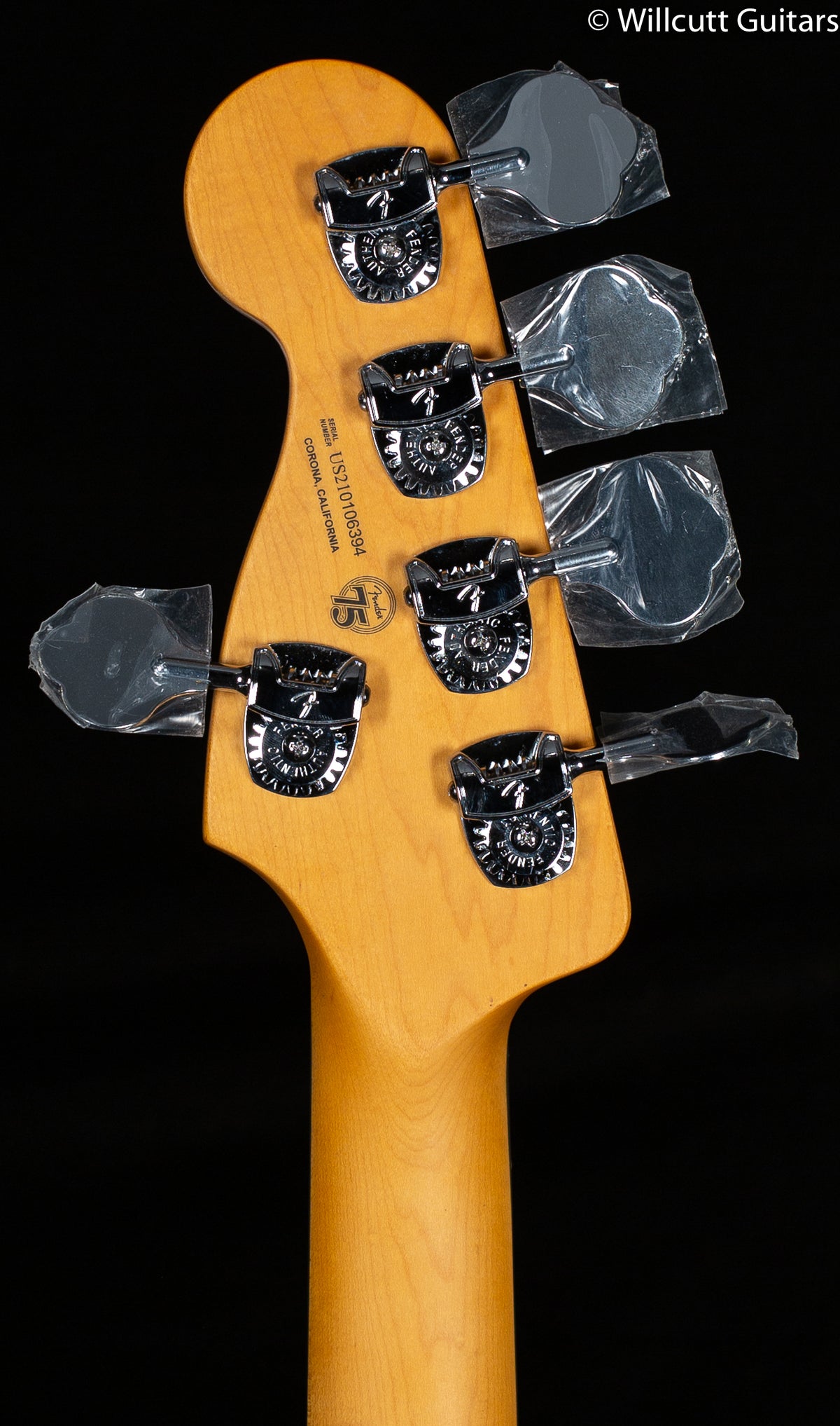 Fender American Ultra Jazz Bass V Maple Fingerboard Arctic Pearl (394)