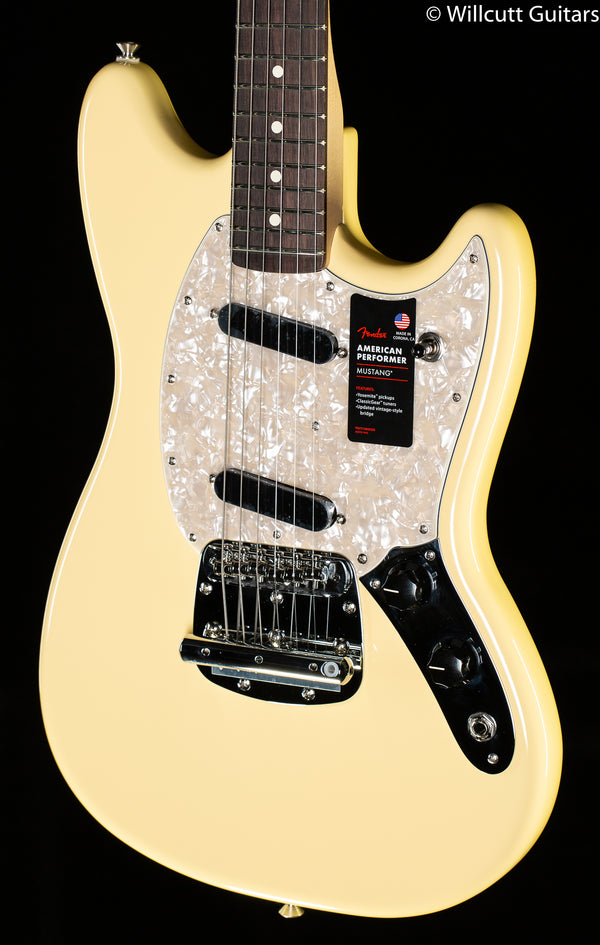 Fender American Performer Mustang Vintage White Rosewood