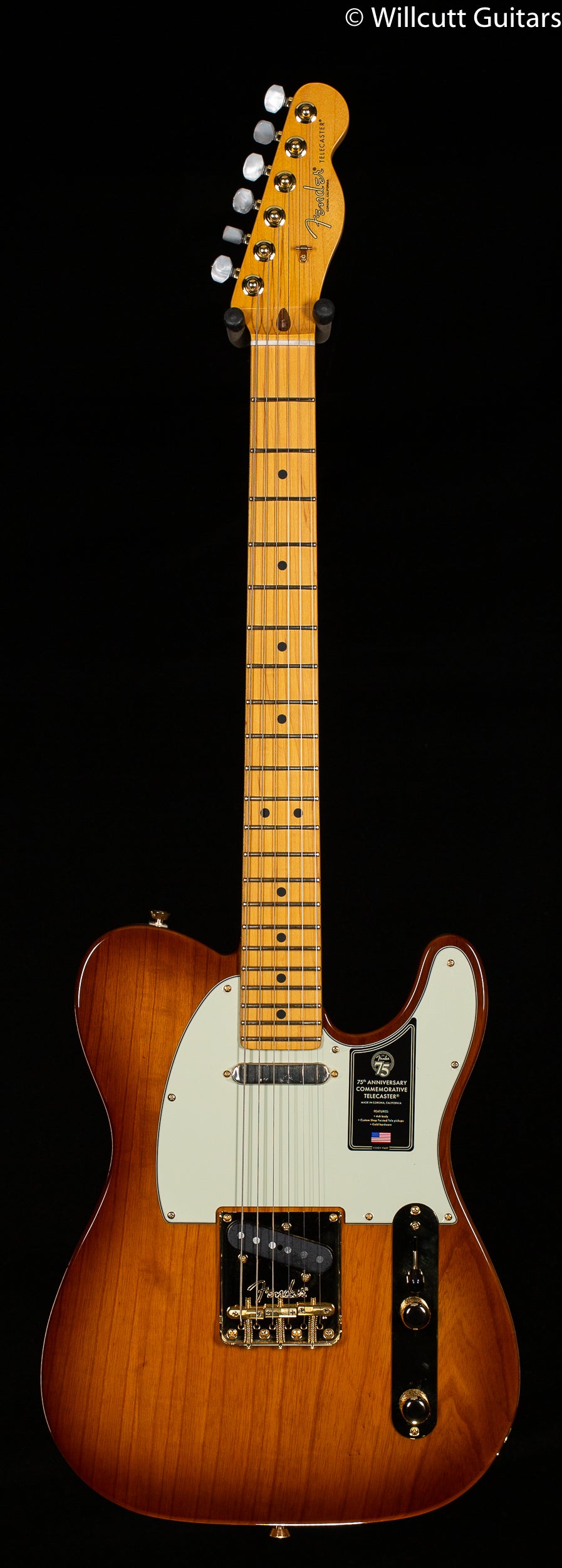 Fender 75th Anniversary Commemorative Telecaster Maple Fingerboard 2-Color Bourbon Burst