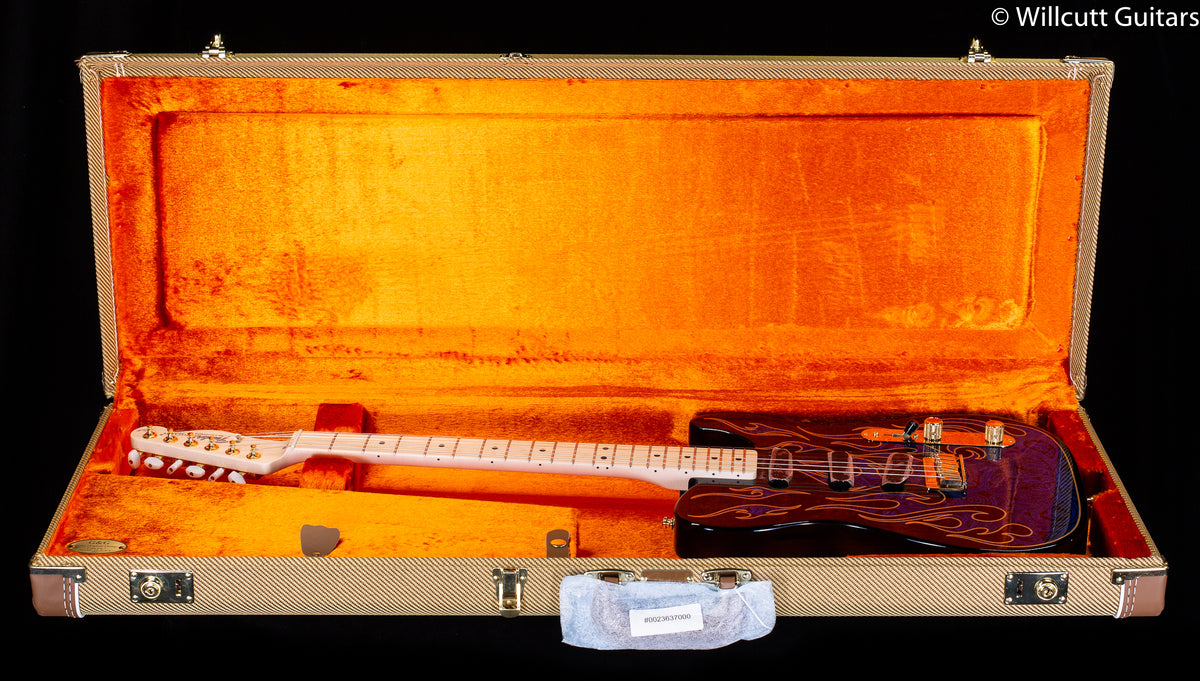 Fender James Burton Telecaster Blue Paisley Flames