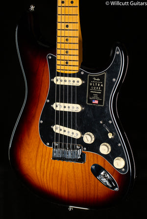 Fender American Ultra Luxe Stratocaster 2-Color Sunburst Maple Fingerboard