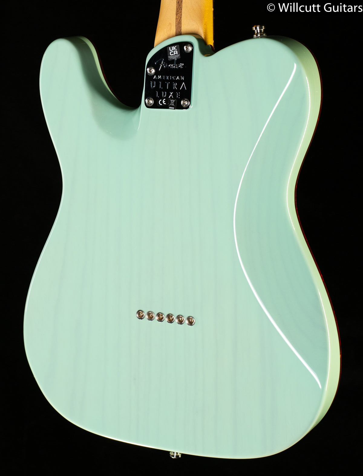 Fender Ultra Luxe Telecaster Rosewood Fingerboard Transparent Surf Green