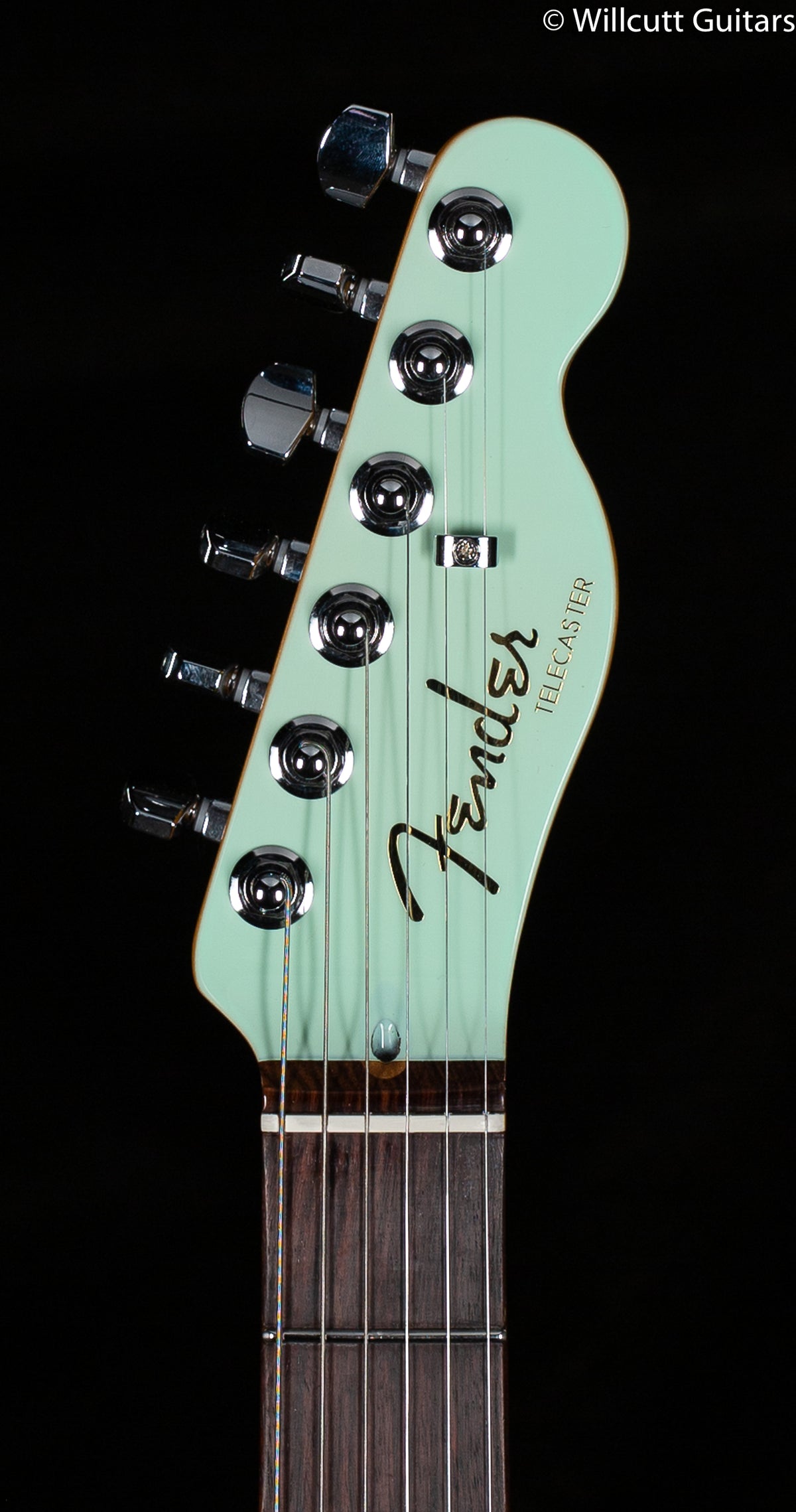 Fender Ultra Luxe Telecaster Rosewood Fingerboard Transparent Surf Green