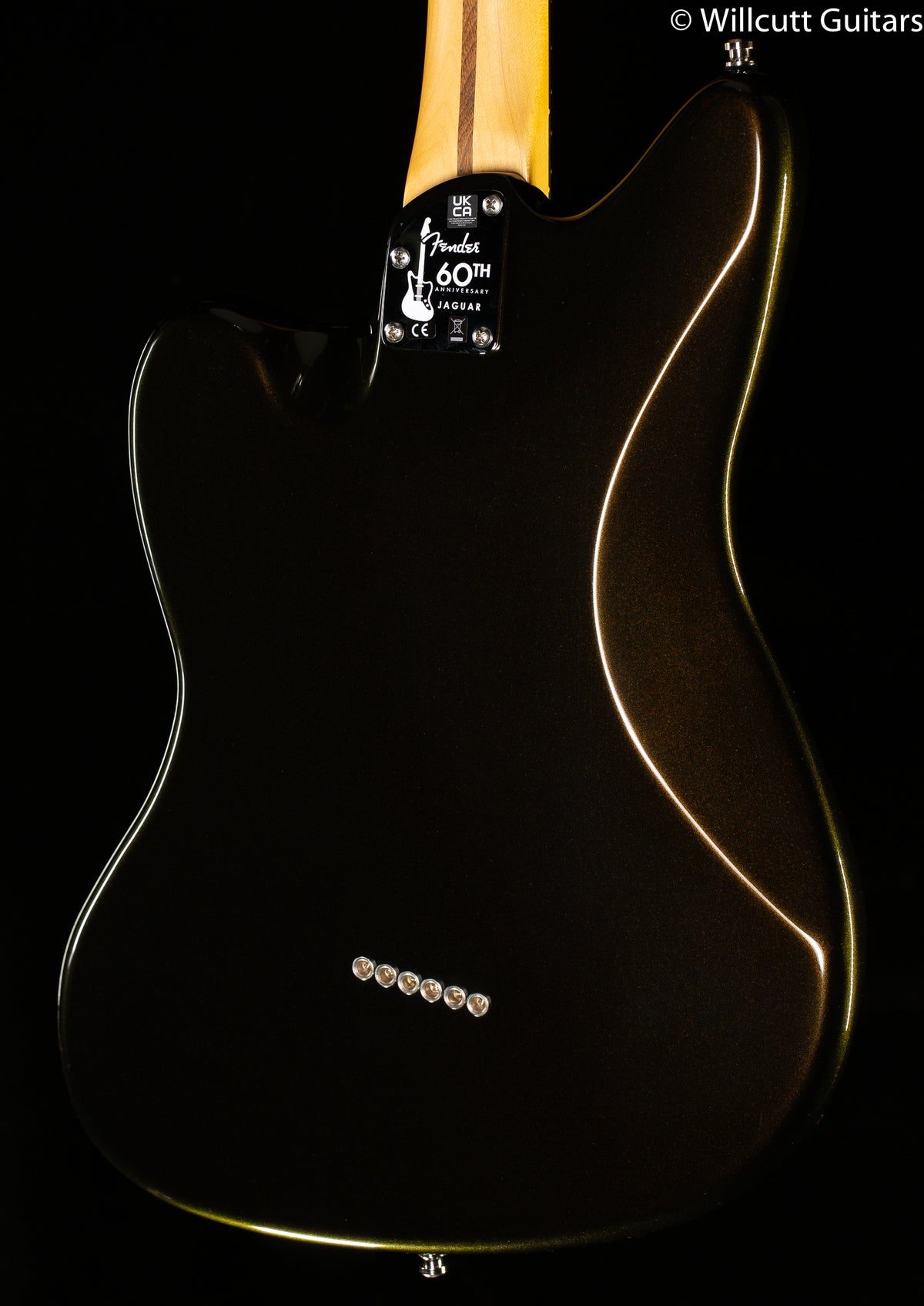 Fender 60th Anniversary Ultra Luxe Jaguar Texas Tea