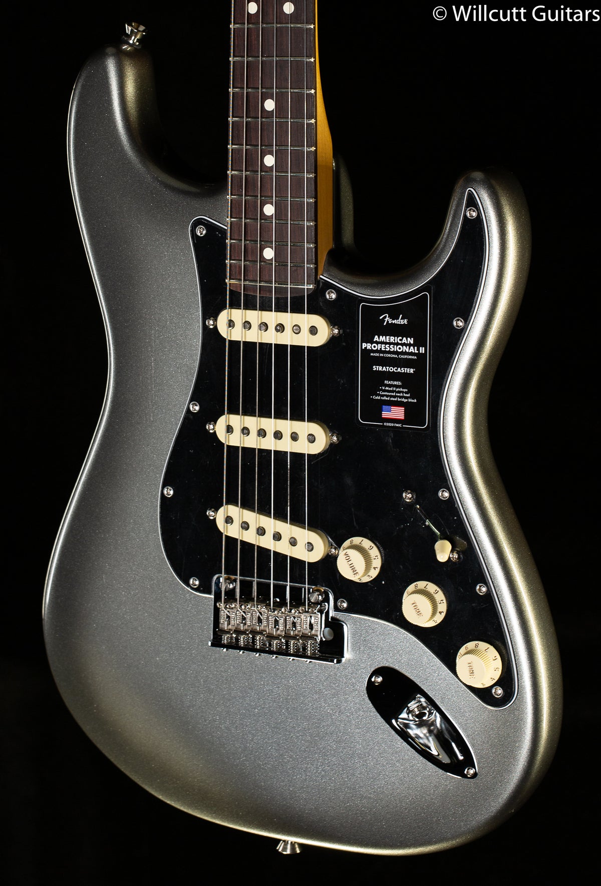 Fender American Professional II Stratocaster Mercury Rosewood Fingerboard