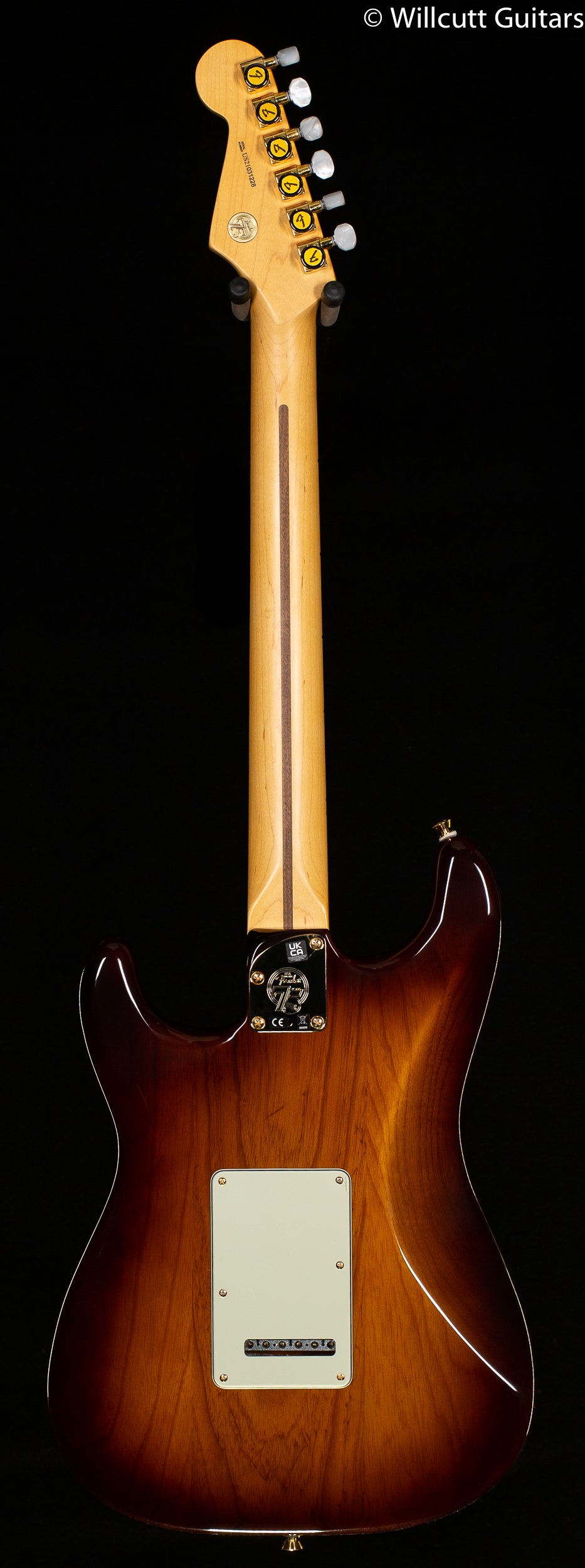 Fender 75th Anniversary Commemorative Stratocaster Maple Fingerboard 2-Color Bourbon Burst