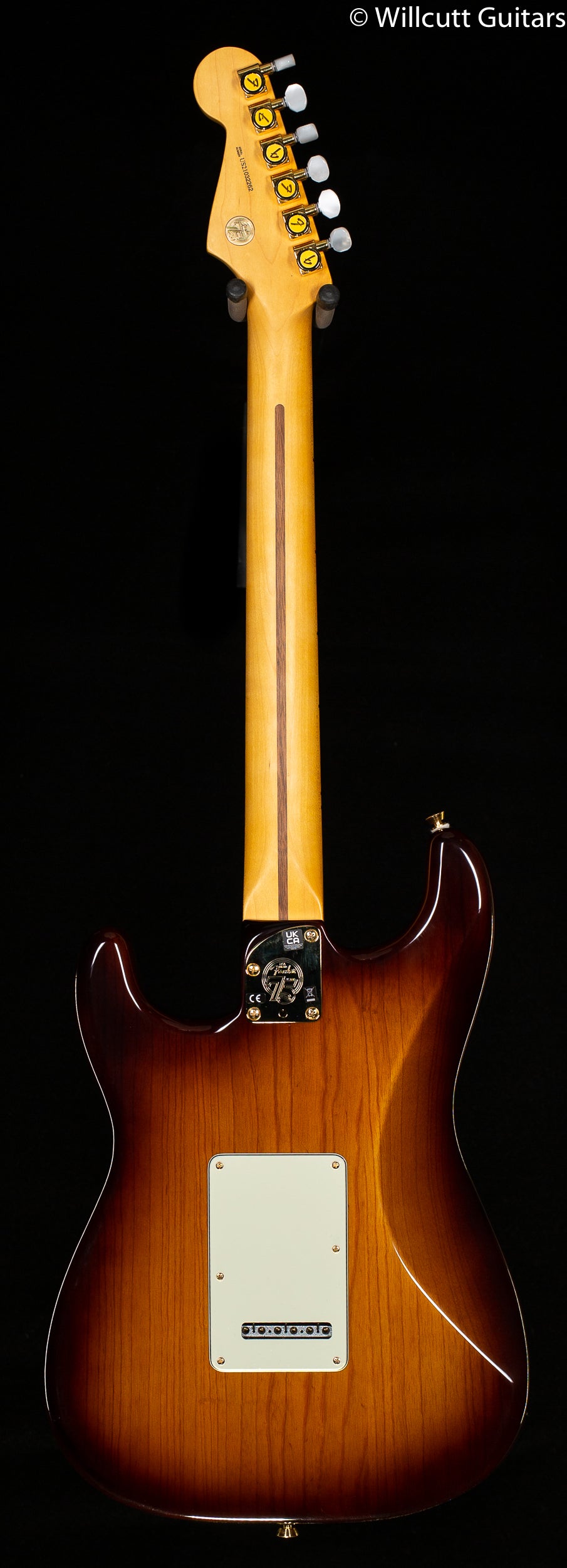 Fender 75th Anniversary Commemorative Stratocaster Maple Fingerboard 2-Color Bourbon Burst