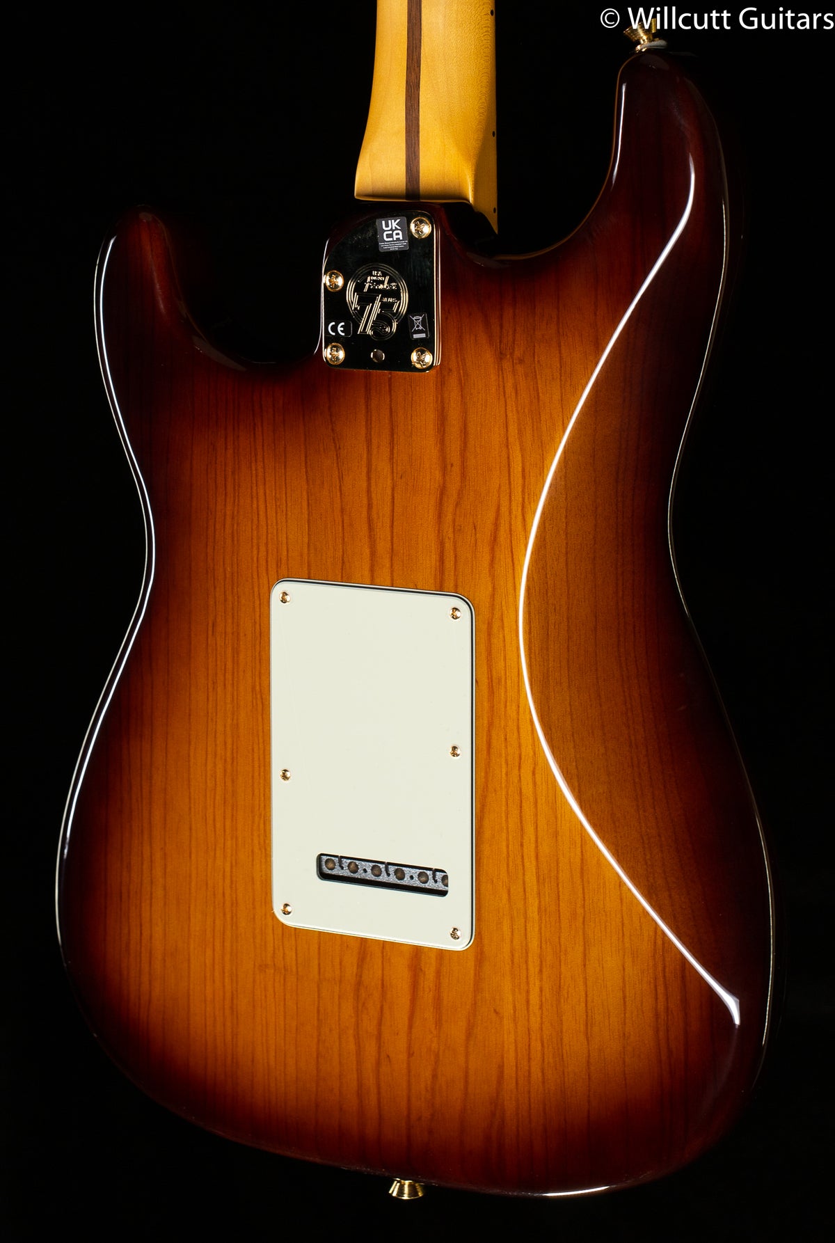 Fender 75th Anniversary Commemorative Stratocaster Maple Fingerboard 2-Color Bourbon Burst