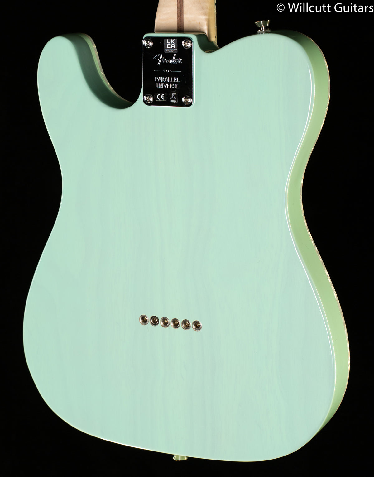 Fender Parallel Universe II Tele Magico Maple Fingerboard Transparent Surf Green (153)