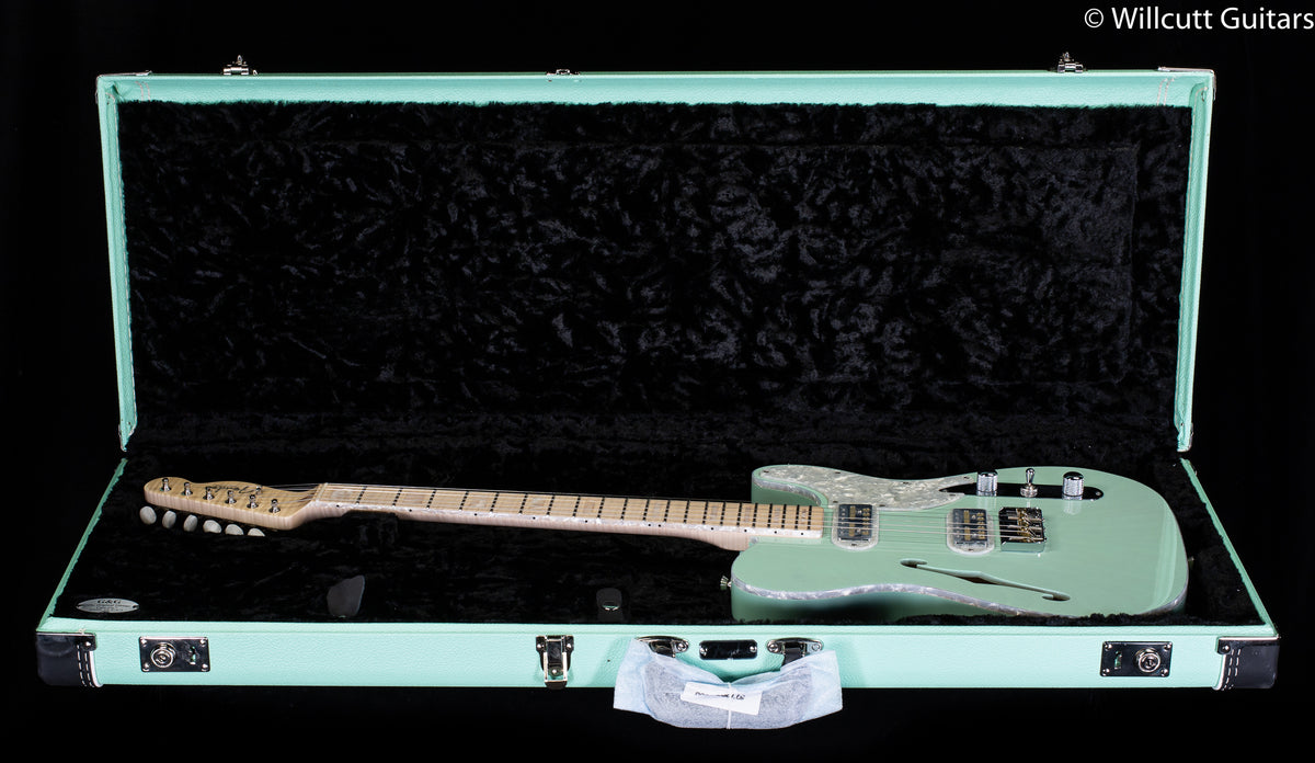 Fender Parallel Universe II Tele Magico Maple Fingerboard Transparent Surf Green (153)