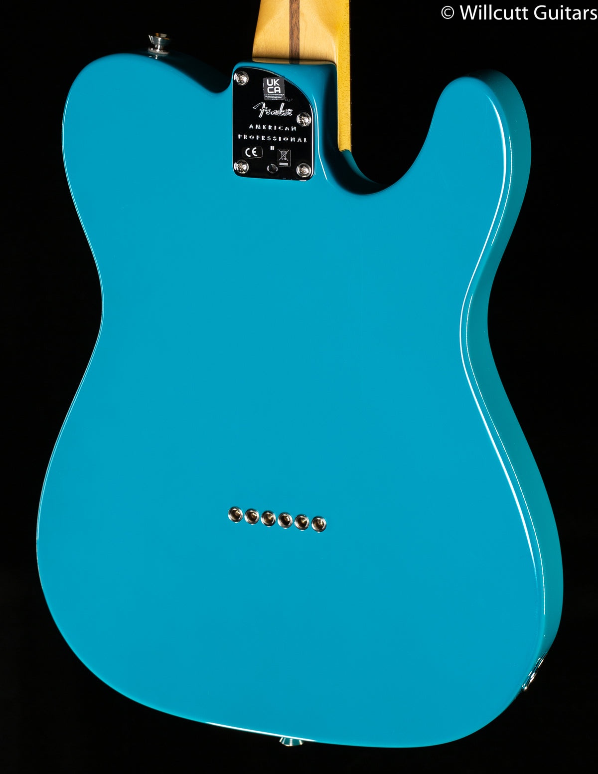 Fender American Professional II Telecaster Miami Blue Left-Hand (201)