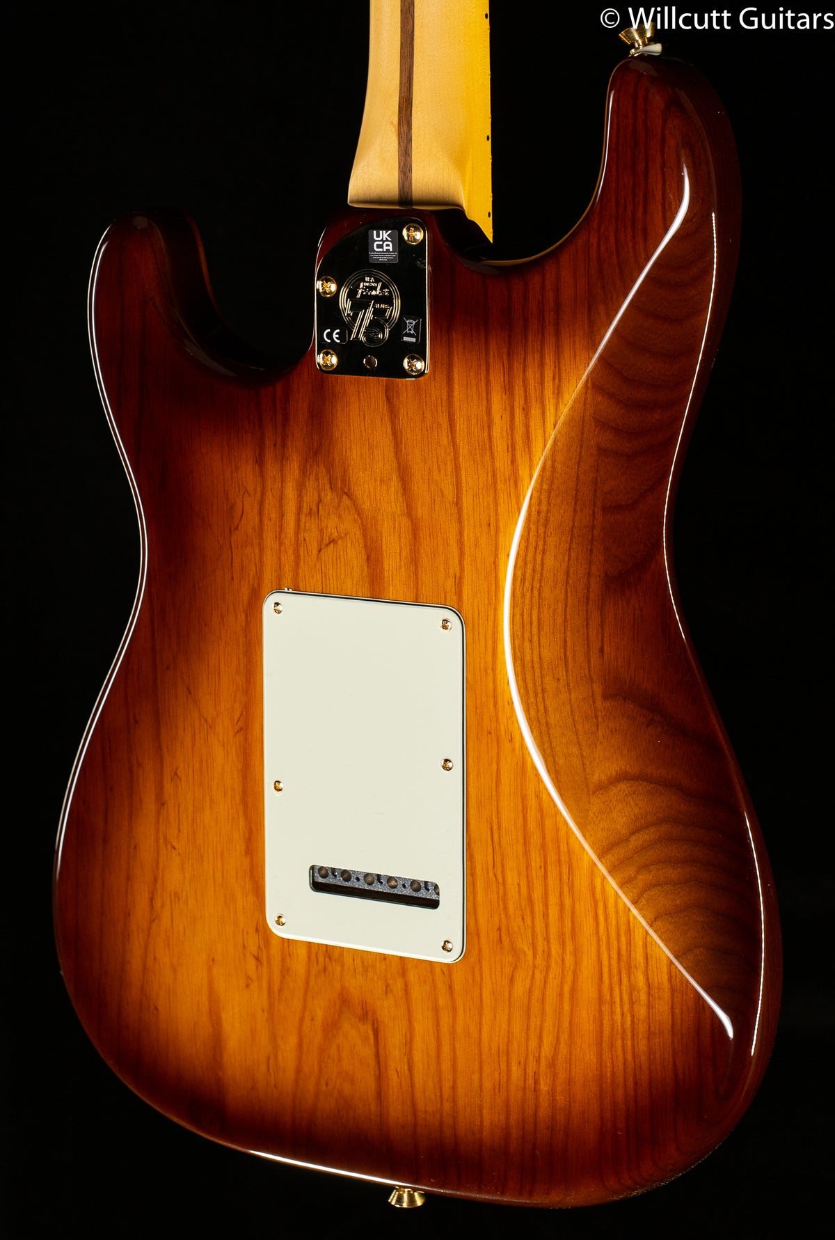 Fender 75th Anniversary Commemorative Stratocaster Maple Fingerboard 2-Color Bourbon Burst