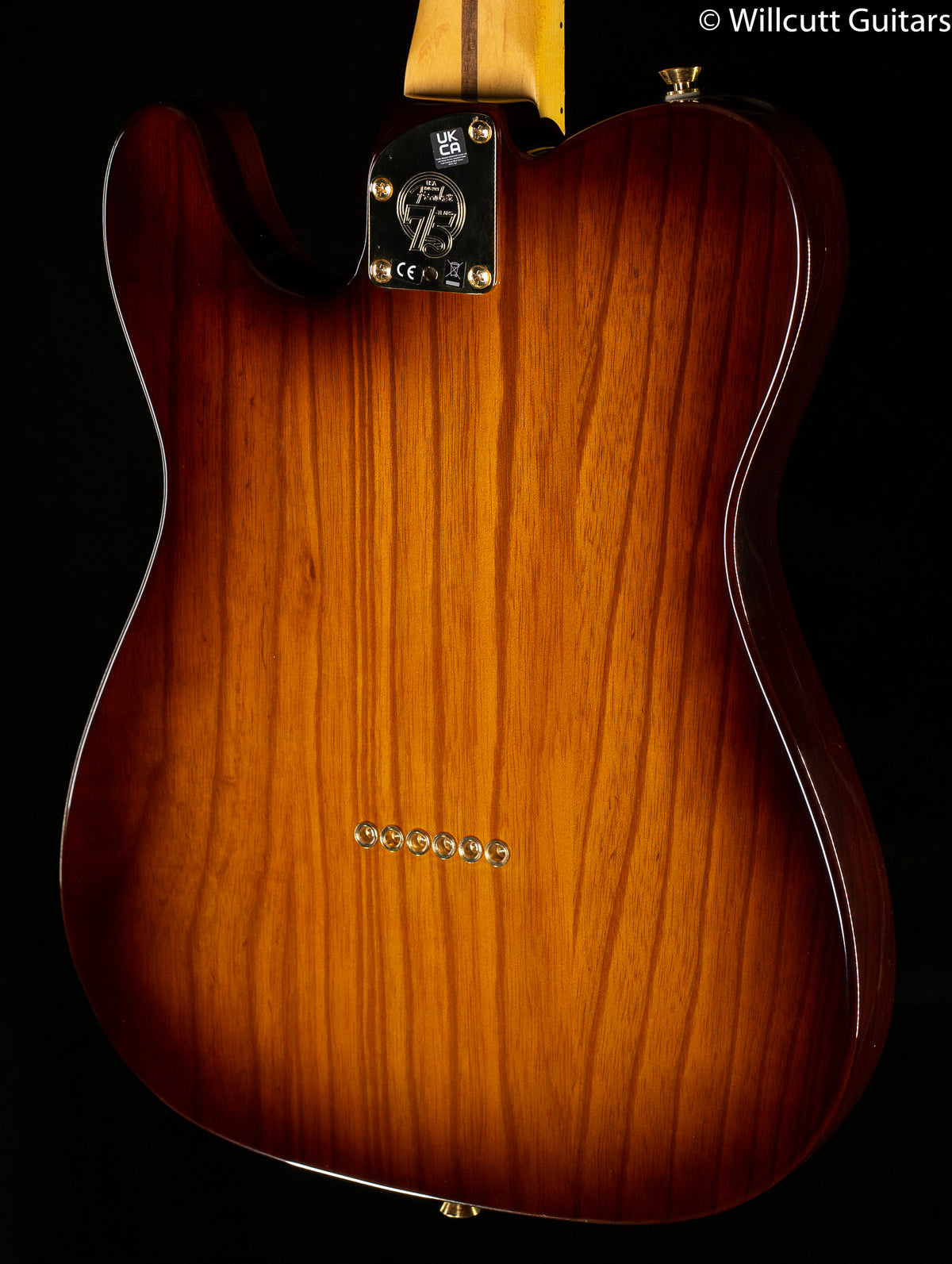 Fender 75th Anniversary Commemorative Telecaster Maple Fingerboard 2-Color Bourbon Burst