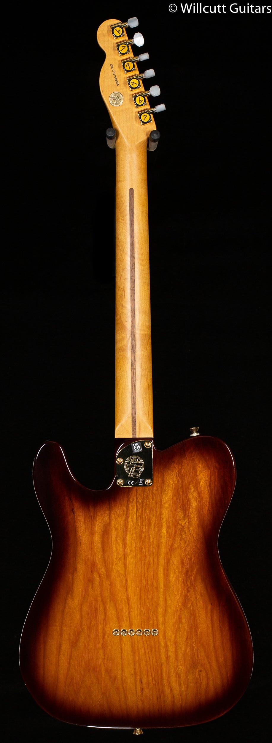 Fender 75th Anniversary Commemorative Telecaster Maple Fingerboard 2-Color Bourbon Burst