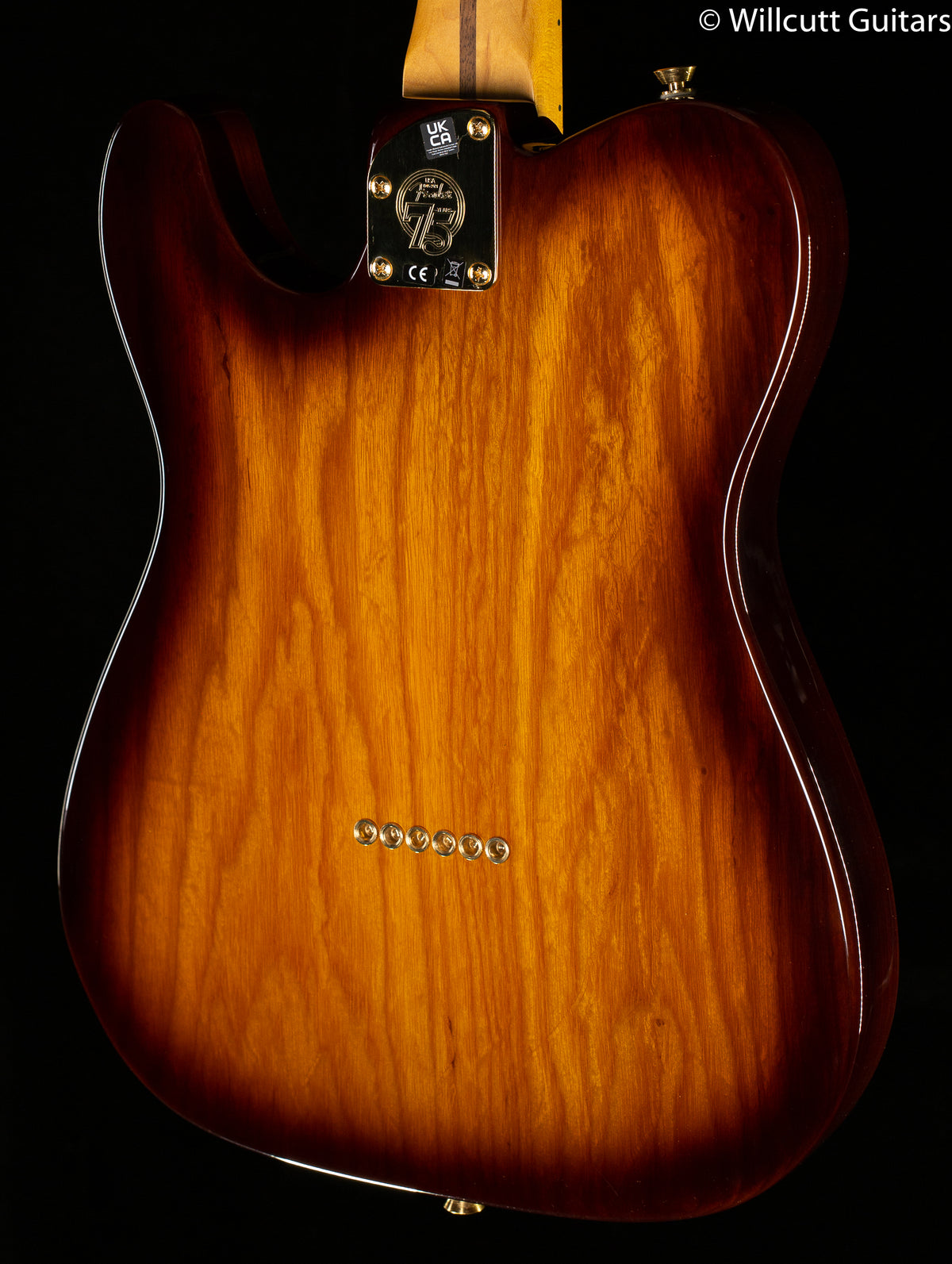Fender 75th Anniversary Commemorative Telecaster Maple Fingerboard 2-Color Bourbon Burst