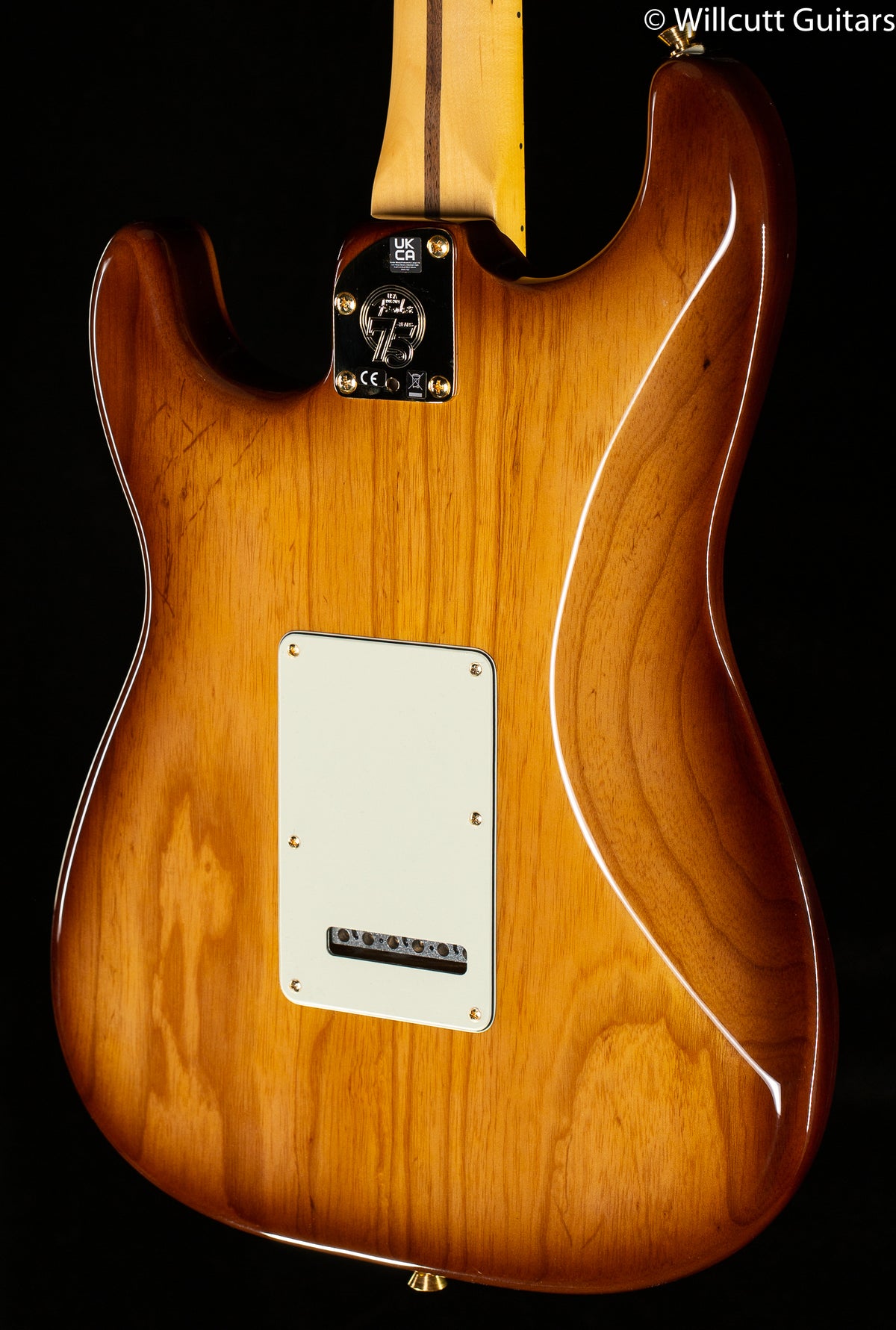 Fender 75th Anniversary Commemorative Stratocaster Maple Fingerboard 2-Color Bourbon Burst