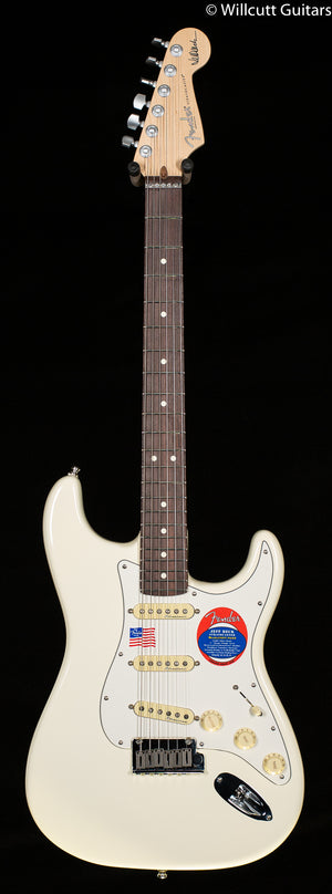 Fender Artist Series Jeff Beck Stratocaster Olympic White Rosewood