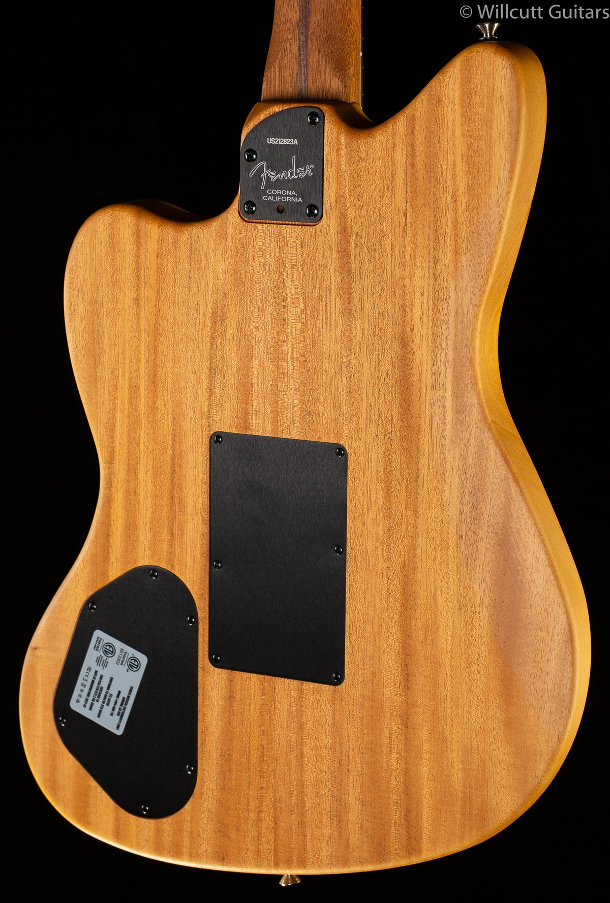 Fender American Acoustasonic Jazzmaster Natural Ebony Fingerboard