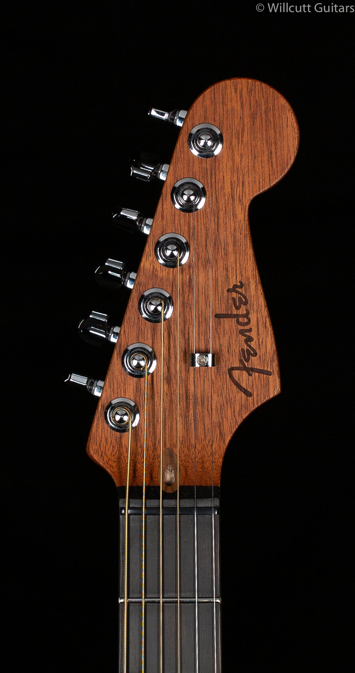 Fender American Acoustasonic Jazzmaster Tungsten Ebony Fingerboard