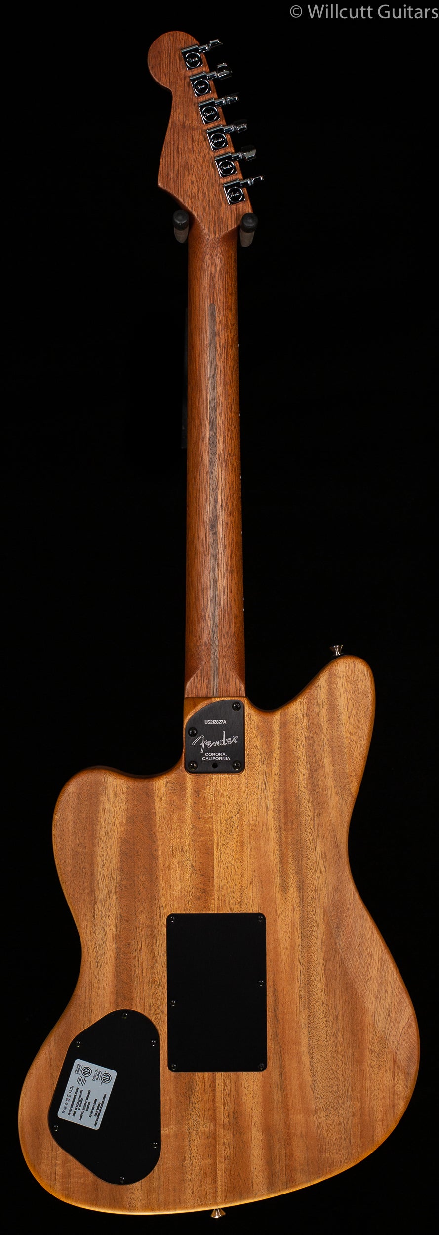 Fender American Acoustasonic Jazzmaster Tungsten Ebony Fingerboard