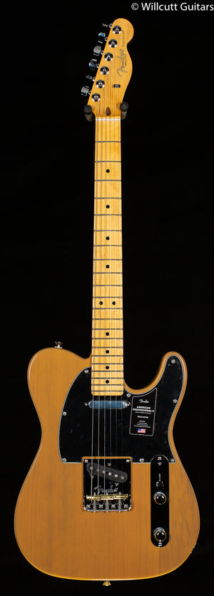 Fender American Professional II Telecaster, Maple Fingerboard, Butterscotch Blonde (370)